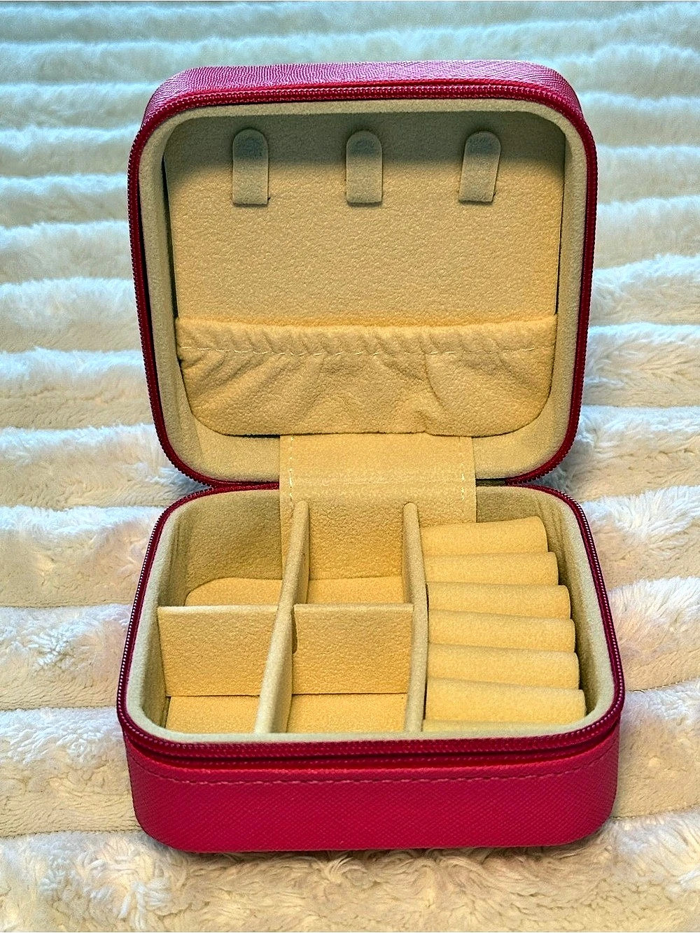 Pink Jewelry Travel Case